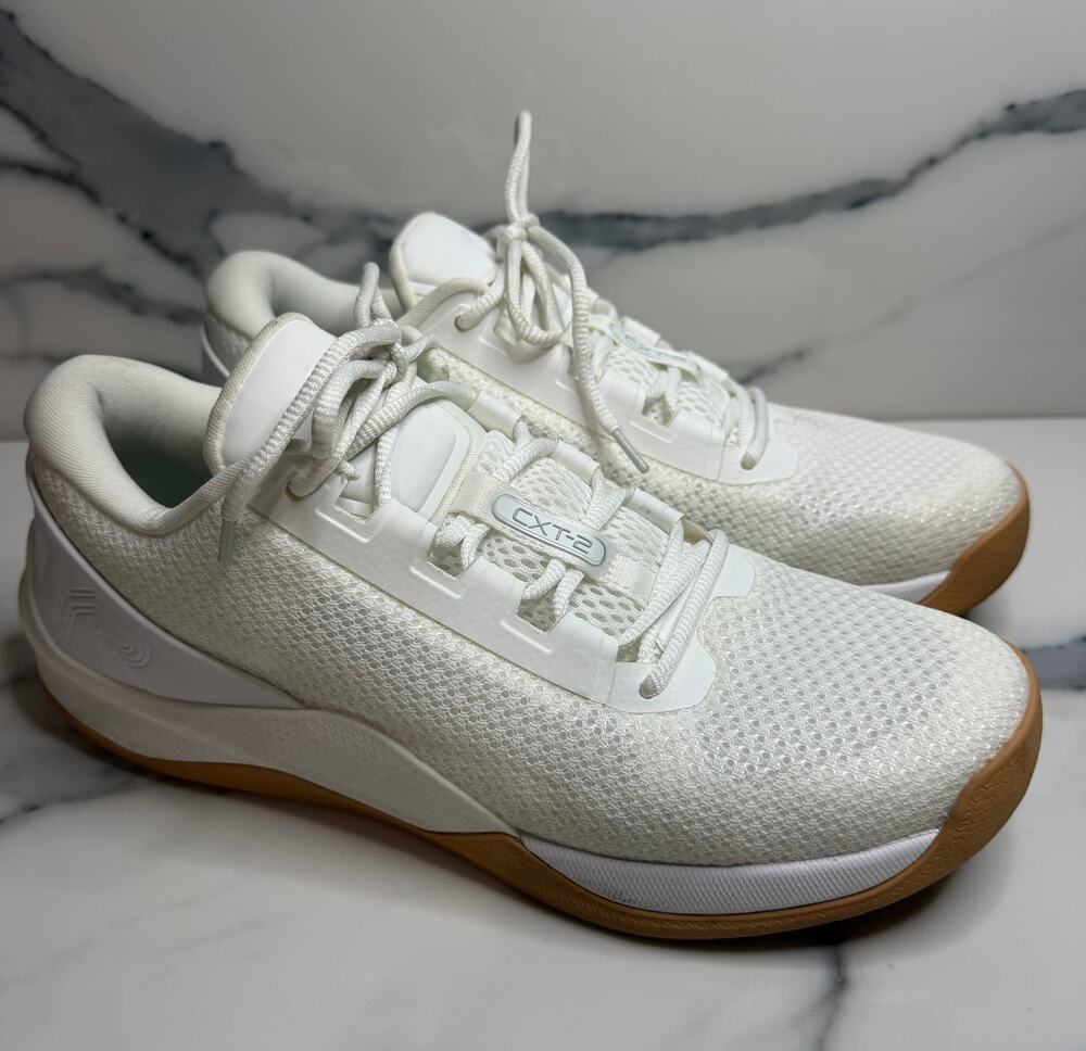TYR MSRP $150 White Gum CXT-2 Crossfit Gym Trainer Shoes W Sz 10.5 M Sz 9